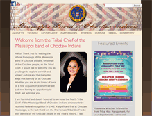 Tablet Screenshot of choctaw.org